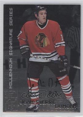 1999-00 In the Game Be A Player Millennium Signature Series - [Base] - Autographs #57 - Jean-Pierre Dumont