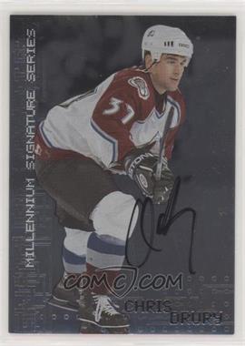 1999-00 In the Game Be A Player Millennium Signature Series - [Base] - Autographs #69 - Chris Drury