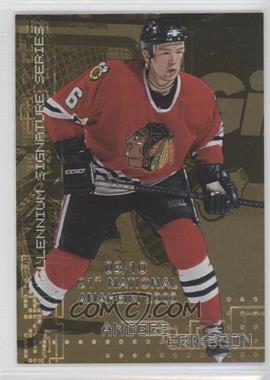 1999-00 In the Game Be A Player Millennium Signature Series - [Base] - Gold 21st National Convention Anaheim #58 - Anders Eriksson /10