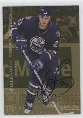 1999-00 In the Game Be A Player Millennium Signature Series - [Base] - Gold Autographs #101 - Sean Brown