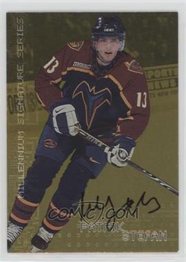 1999-00 In the Game Be A Player Millennium Signature Series - [Base] - Gold Autographs #12 - Patrik Stefan