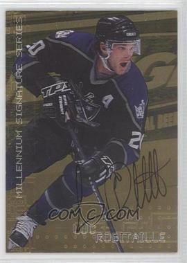 1999-00 In the Game Be A Player Millennium Signature Series - [Base] - Gold Autographs #122 - Luc Robitaille