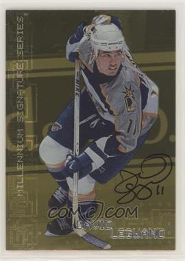 1999-00 In the Game Be A Player Millennium Signature Series - [Base] - Gold Autographs #136 - David Legwand