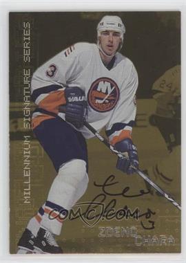 1999-00 In the Game Be A Player Millennium Signature Series - [Base] - Gold Autographs #155 - Zdeno Chara