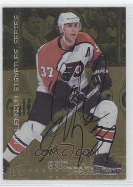 1999-00 In the Game Be A Player Millennium Signature Series - [Base] - Gold Autographs #180 - Eric Desjardins