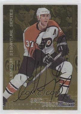 1999-00 In the Game Be A Player Millennium Signature Series - [Base] - Gold Autographs #180 - Eric Desjardins