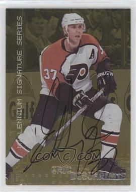 1999-00 In the Game Be A Player Millennium Signature Series - [Base] - Gold Autographs #180 - Eric Desjardins