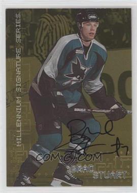 1999-00 In the Game Be A Player Millennium Signature Series - [Base] - Gold Autographs #214 - Brad Stuart