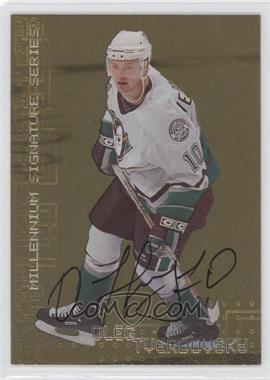 1999-00 In the Game Be A Player Millennium Signature Series - [Base] - Gold Autographs #3 - Oleg Tverdovsky