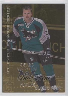 1999-00 In the Game Be A Player Millennium Signature Series - [Base] - Gold Toronto Spring Expo #212 - Niklas Sundstrom /20