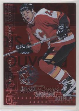 1999-00 In the Game Be A Player Millennium Signature Series - [Base] - Ruby All-Star Preview Show #39 - Jarome Iginla /25