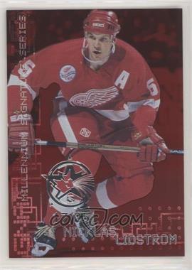 1999-00 In the Game Be A Player Millennium Signature Series - [Base] - Ruby All-Star Preview Show #87 - Nicklas Lidstrom /25