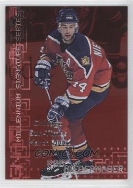 1999-00 In the Game Be A Player Millennium Signature Series - [Base] - Ruby Chicago Sun-Times #107 - Rob Niedermayer /10