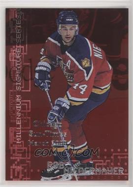 1999-00 In the Game Be A Player Millennium Signature Series - [Base] - Ruby Chicago Sun-Times #107 - Rob Niedermayer /10