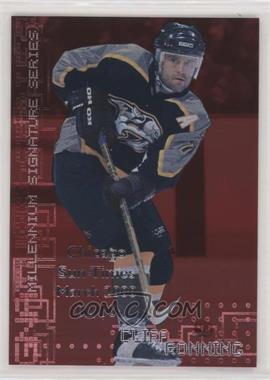 1999-00 In the Game Be A Player Millennium Signature Series - [Base] - Ruby Chicago Sun-Times #137 - Cliff Ronning /10