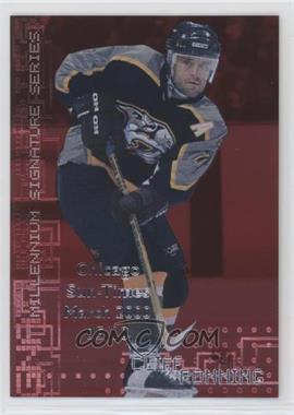 1999-00 In the Game Be A Player Millennium Signature Series - [Base] - Ruby Chicago Sun-Times #137 - Cliff Ronning /10