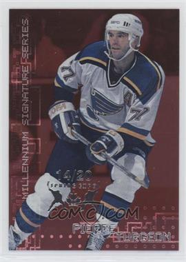 1999-00 In the Game Be A Player Millennium Signature Series - [Base] - Ruby Toronto Spring Expo #205 - Pierre Turgeon /20