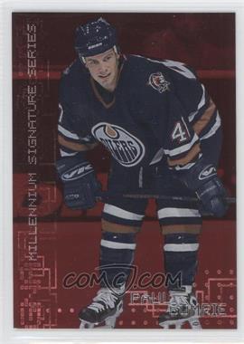 1999-00 In the Game Be A Player Millennium Signature Series - [Base] - Ruby #105 - Paul Comrie /1000