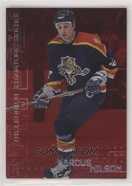 1999-00 In the Game Be A Player Millennium Signature Series - [Base] - Ruby #115 - Marcus Nilson /1000