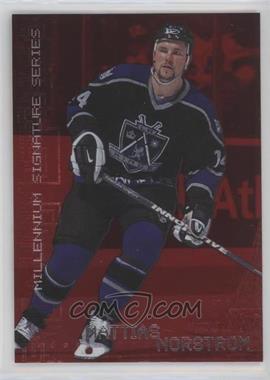 1999-00 In the Game Be A Player Millennium Signature Series - [Base] - Ruby #127 - Mattias Norstrom /1000