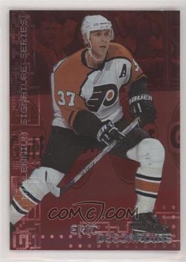1999-00 In the Game Be A Player Millennium Signature Series - [Base] - Ruby #180 - Eric Desjardins /1000