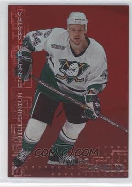 1999-00 In the Game Be A Player Millennium Signature Series - [Base] - Ruby #4 - Niclas Havelid /1000