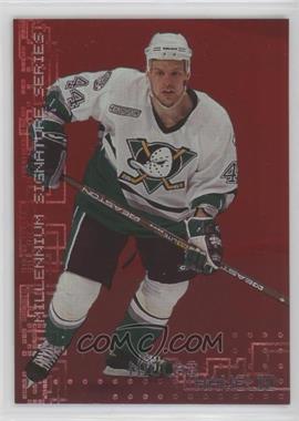 1999-00 In the Game Be A Player Millennium Signature Series - [Base] - Ruby #4 - Niclas Havelid /1000