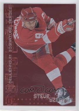 1999-00 In the Game Be A Player Millennium Signature Series - [Base] - Ruby #88 - Steve Yzerman /1000