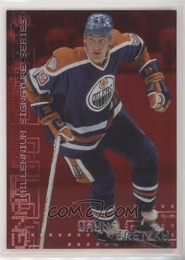 1999-00 In the Game Be A Player Millennium Signature Series - [Base] - Ruby #99 - Wayne Gretzky /1000