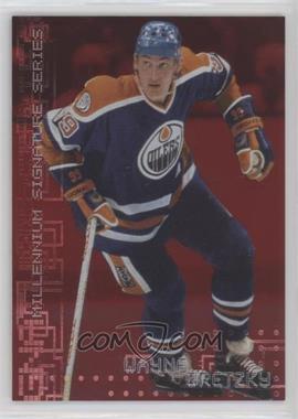 1999-00 In the Game Be A Player Millennium Signature Series - [Base] - Ruby #99 - Wayne Gretzky /1000