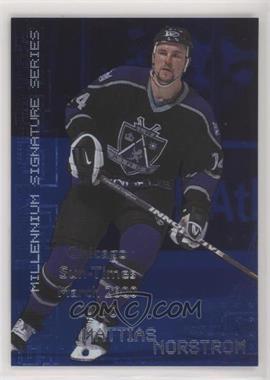 1999-00 In the Game Be A Player Millennium Signature Series - [Base] - Sapphire Chicago Sun-Times #127 - Mattias Norstrom /10