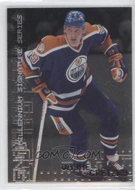 1999-00 In the Game Be A Player Millennium Signature Series - [Base] #99 - Wayne Gretzky
