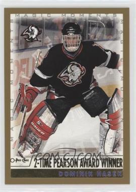 1999-00 O-Pee-Chee - [Base] #279.4 - Magic Moments - Dominik Hasek (2-Time Pearson Award Winner)