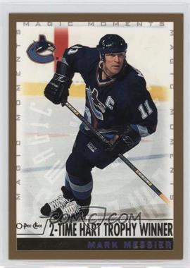 1999-00 O-Pee-Chee - [Base] #283.1 - Magic Moments - Mark Messier (2-Time Hart Trophy Winner)