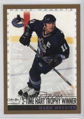 1999-00 O-Pee-Chee - [Base] #283.1 - Magic Moments - Mark Messier (2-Time Hart Trophy Winner)