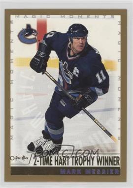 1999-00 O-Pee-Chee - [Base] #283.1 - Magic Moments - Mark Messier (2-Time Hart Trophy Winner)