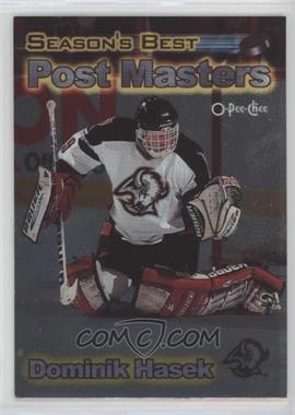 1999-00 O-Pee-Chee - Season's Best Post Masters #PM1 - Dominik Hasek