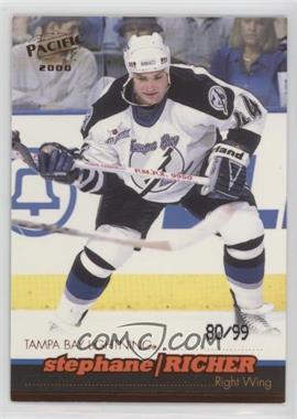 1999-00 Pacific - [Base] - Copper #394 - Stephane Richer /99