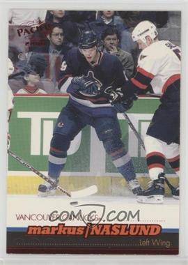 1999-00 Pacific - [Base] - Red #429 - Markus Naslund