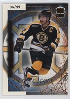 Bruins Ray Bourque Authentic Signed 1987-88 Topps #87 Card