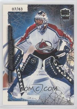 1999-00 Pacific Dynagon Ice - [Base] - Premiere Date #59 - Patrick Roy /63
