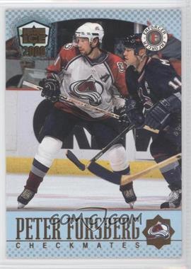 1999-00 Pacific Dynagon Ice - Checkmates Canadian #5 - Peter Forsberg