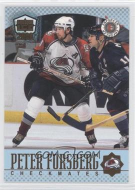 1999-00 Pacific Dynagon Ice - Checkmates Canadian #5 - Peter Forsberg