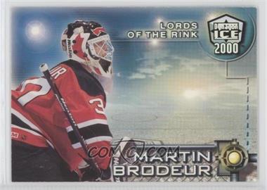 1999-00 Pacific Dynagon Ice - Lords of the Rink #8 - Martin Brodeur