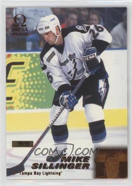 1999-00 Pacific Omega - [Base] - Copper #219 - Mike Sillinger /99