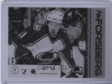 1999-00 Pacific Paramount - Ice Advantage - Proofs #5 - Peter Forsberg /10