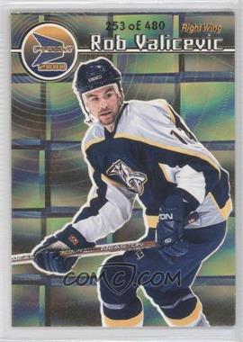 1999-00 Pacific Prism - [Base] - Holographic Gold #78 - Rob Valicevic /480