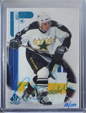 1999-00 SP Authentic - Autographed Buybacks #24 - Brett Hull (98-99 SP Authentic) /100