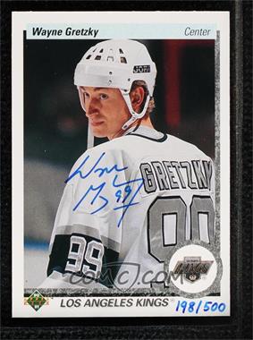 1999-00 SP Authentic - Autographed Buybacks #54.2 - Wayne Gretzky (1990-91 Upper Deck) /500