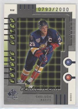 1999-00 SP Authentic - [Base] #123 - Sheldon Keefe /2000